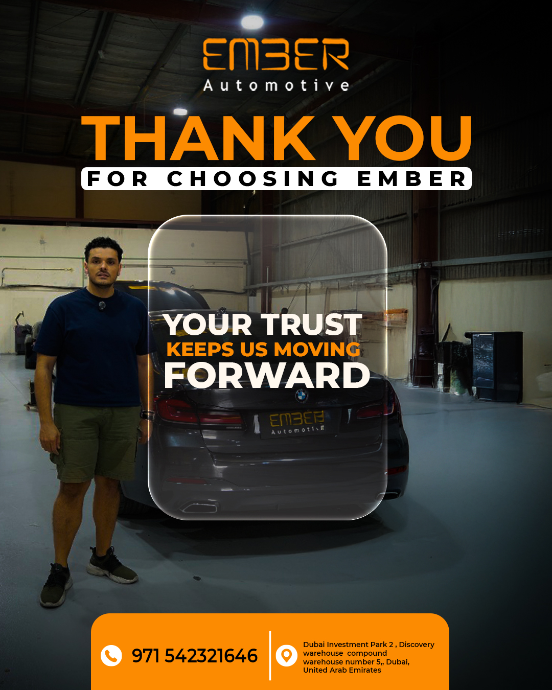 Ember Automotive Instagram post